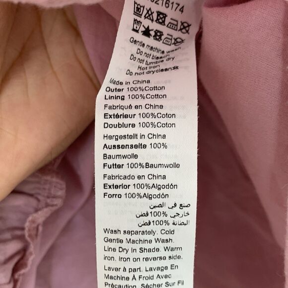 Starling Reine Dress Women 16 Dusty Pink Rose Puff Cottagecore Boho Peasant - Picture 12 of 12